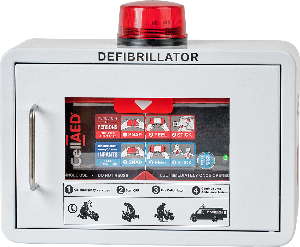 Smart First AED Wall Cabinet | Suits CellAED | LivCor | Available from LivCor Australia