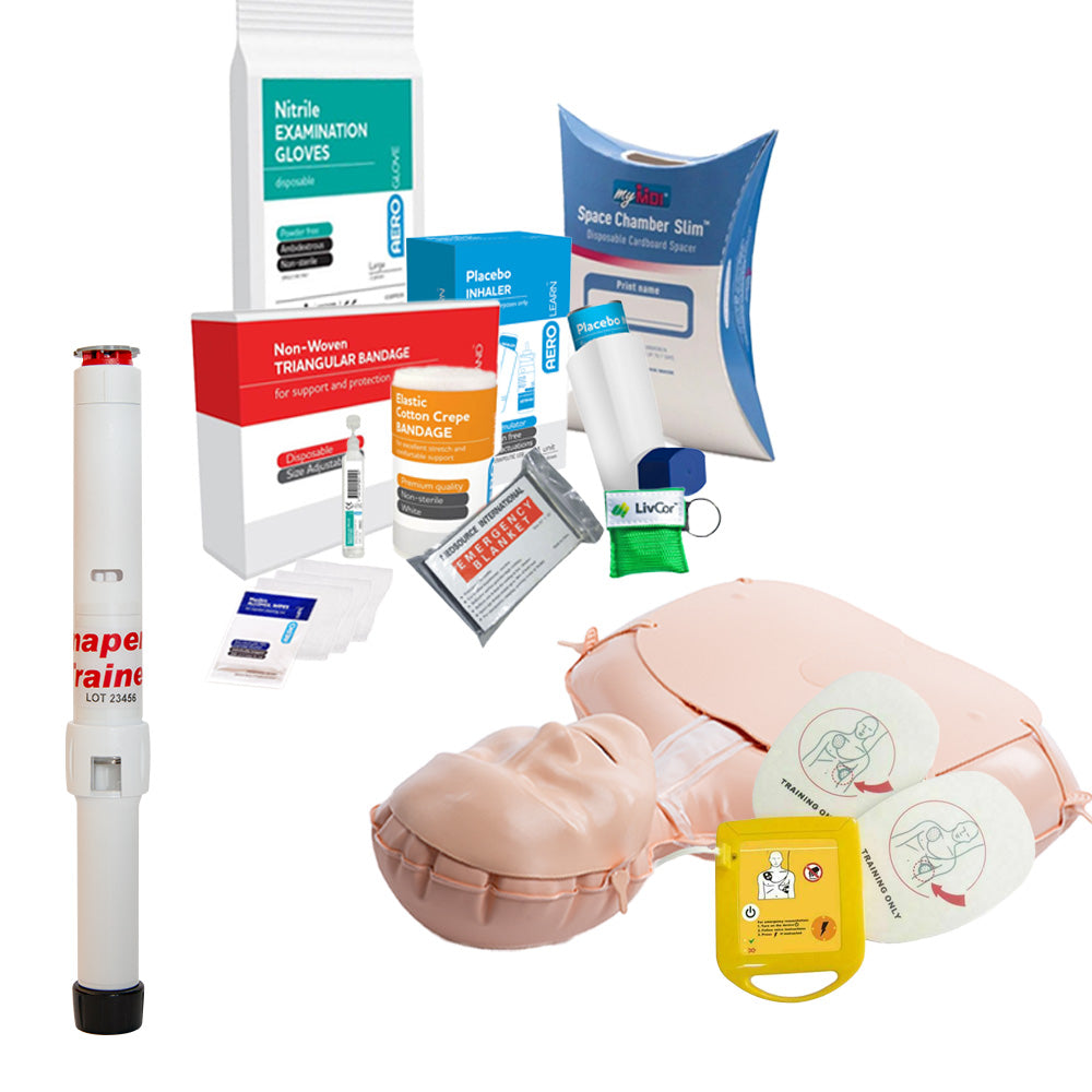 PFA+ Student Prac-Pack #1 | Adult CPR + Anapen | Laerdal | Available from LivCor Australia