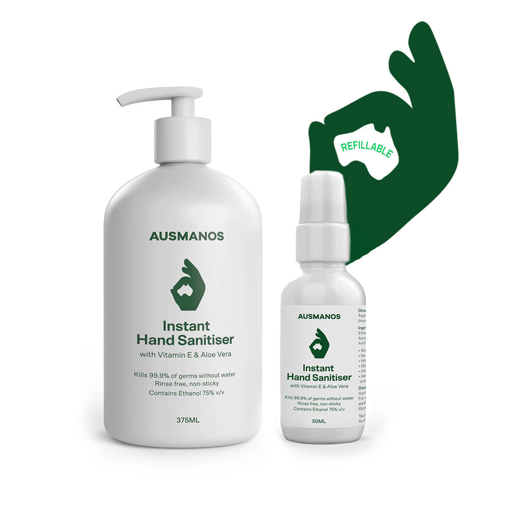Instant Hand Sanitiser | Bundle | Ausmanos | Available from LivCor Australia
