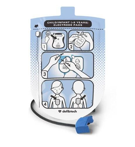 Lifeline Paediatric Pads | Defibtech | Available from LivCor Australia
