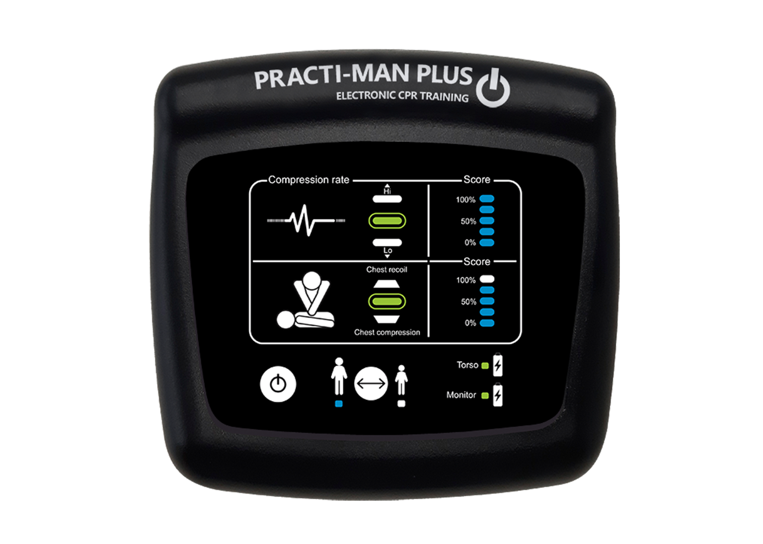 Practi-Man ⚡Plus | 4-Pack w/Carry Bag | Feedback Monitoring | Practi-Man | Available from LivCor Australia